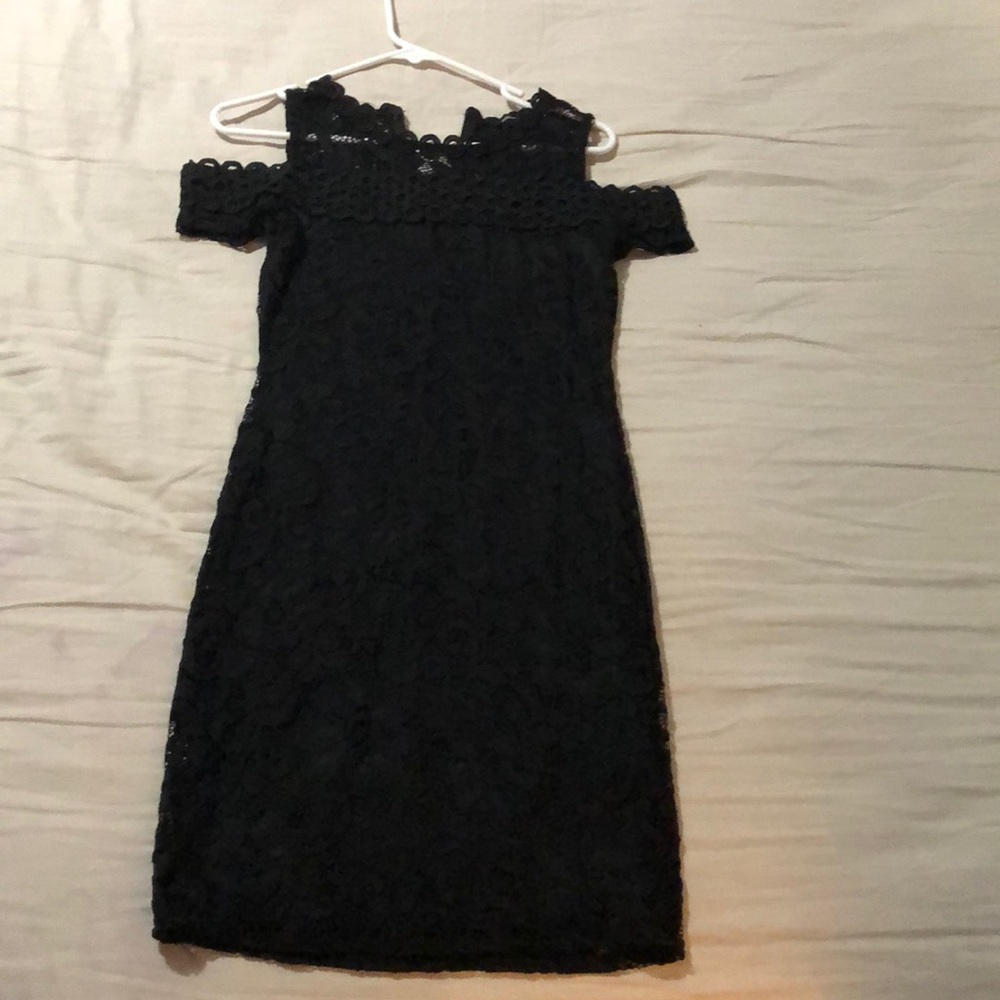 Black tight dress